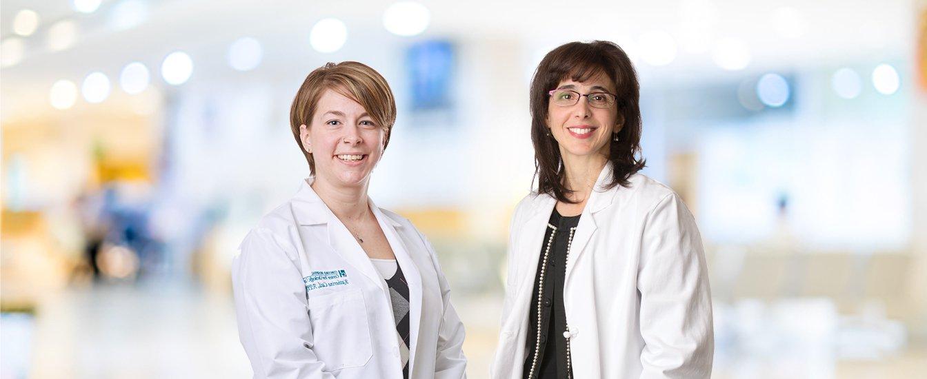 Dr. Sharon Gunsher and Katherine Cail, APRN